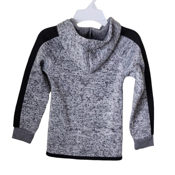 2 For $5 Sale Victory League Boys Gray Knit Basketball Hoodie Sweater Size 5|6 - Picture 7 of 8